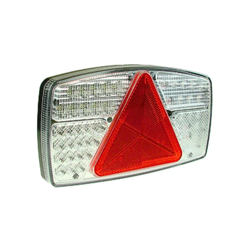 Feu de remorque LED de style Maypole Nugent avec réflecteur triangulaire