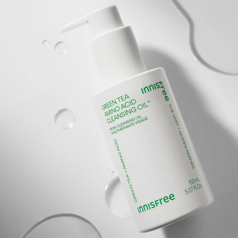 Green Tea Amino Acid Cleansing Gel Huile Démaquillante
