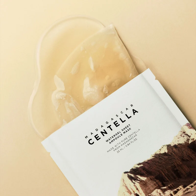 Water Centella Watergel Sheet Ampoule Mask Masque Apaisant