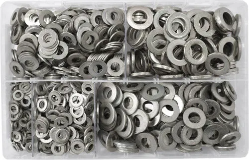Assortiment de rondelles plates métriques (1,000 XNUMX)