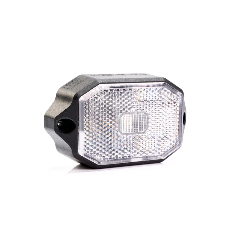 Feu de position LED blanc Fristom FT-069 avec réflecteur/support plat