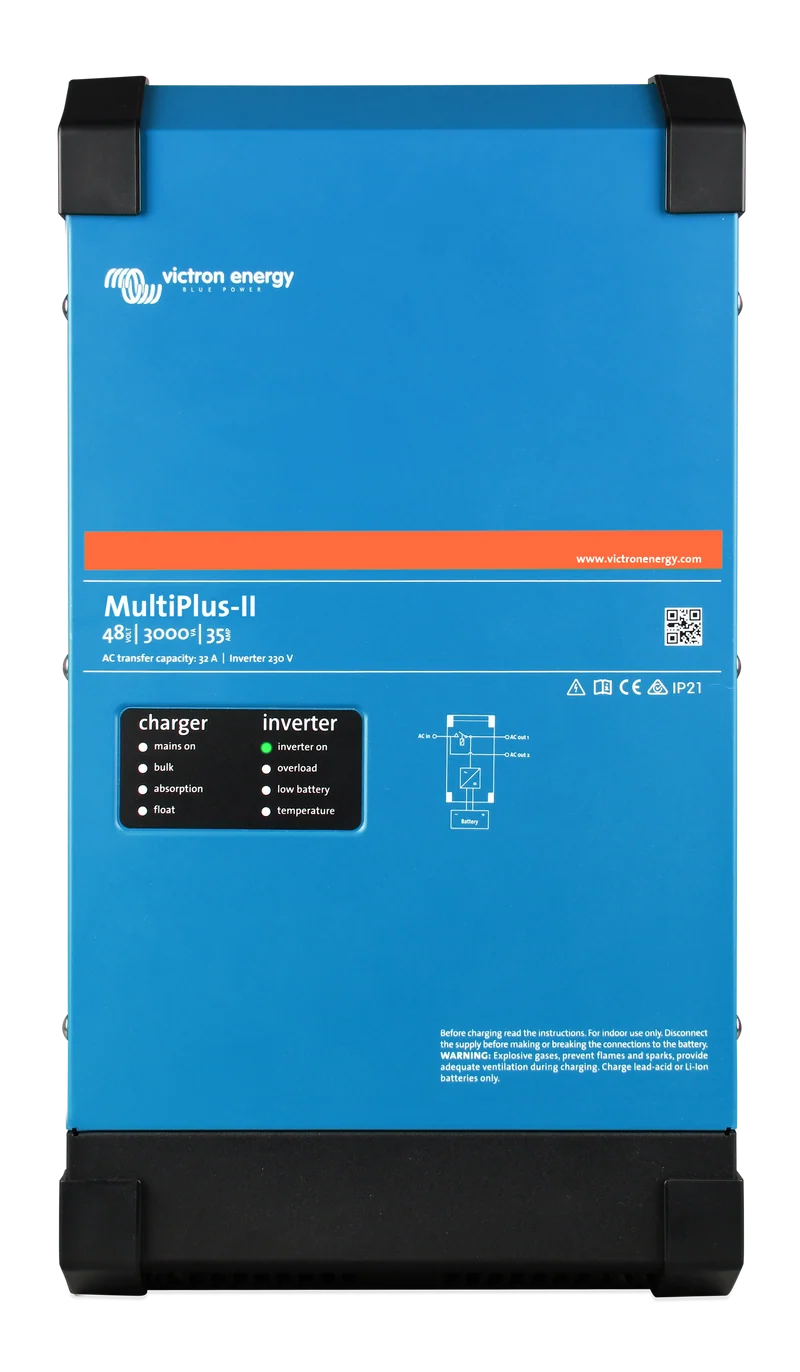 Victron Energy Inverter/Charger MULTIPLUS-II 48/3000/35-50 120V | UL 1741 & UL 458 | PMP482305102