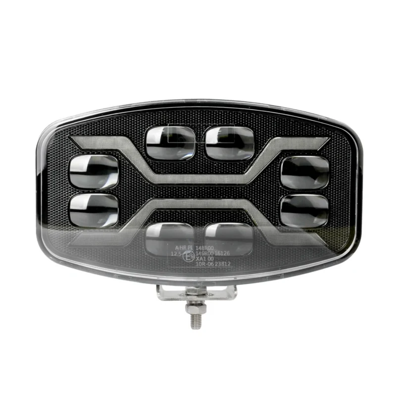Projecteur LED Dark X-Spider avec feux de jour blancs et fonction stroboscopique / 9"