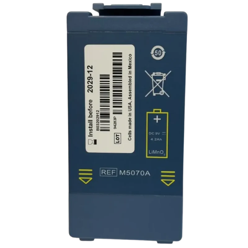 Batterie Défibrillateur Philips HeartStart FRx / HS1 / OnSite – 9V 4.2Ah LiMnO2
