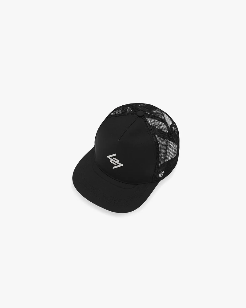 247 x 47 Logo Trucker Cap - Jet Black