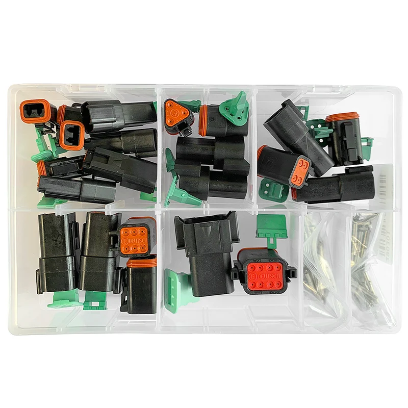 Boîte assortie de connecteurs DEUTSCH série DT / 144 pièces