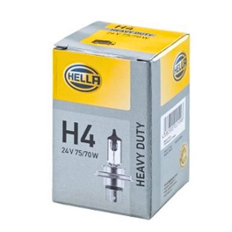 HELLA Ampoule de phare robuste 24 V H4 75/70 W pour camions