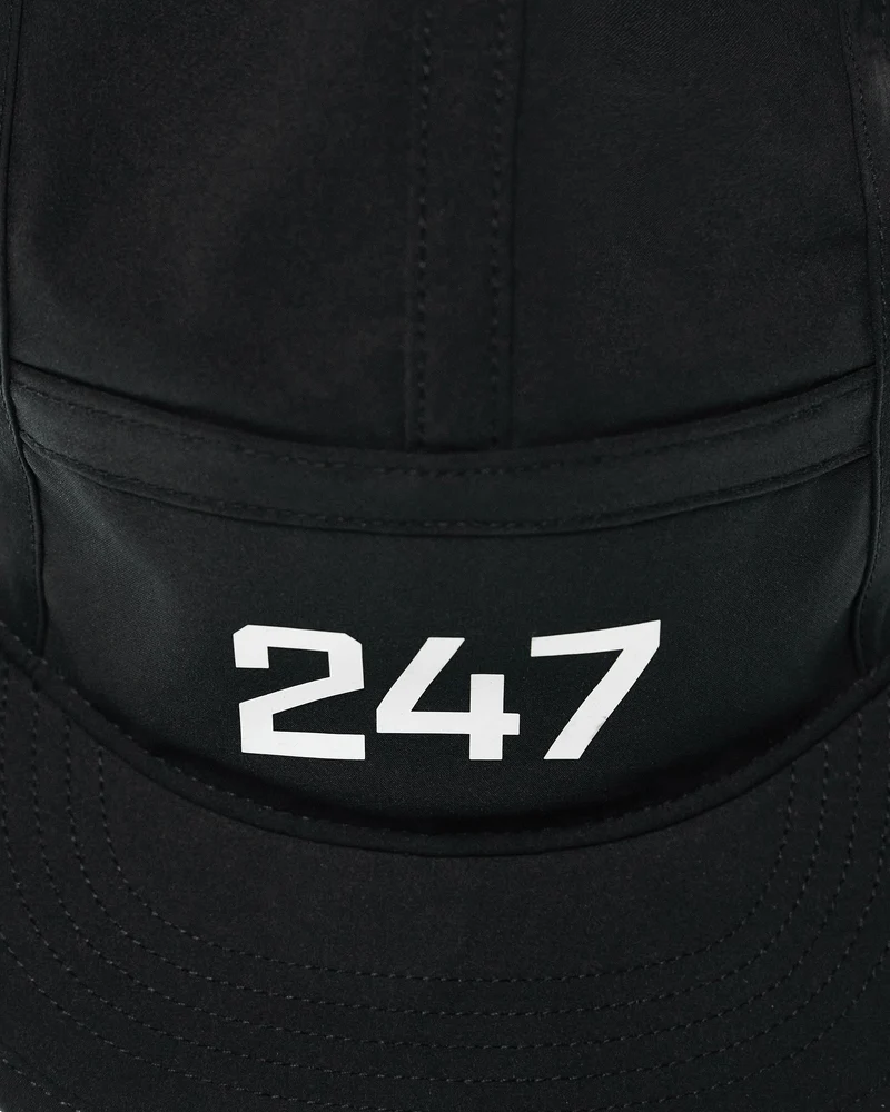247 x 47 Taped Cap - Jet Black