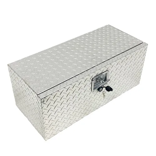 Boîte de rangement en aluminium de remorque de plat moyen de damier/715 x 295 x 320mm