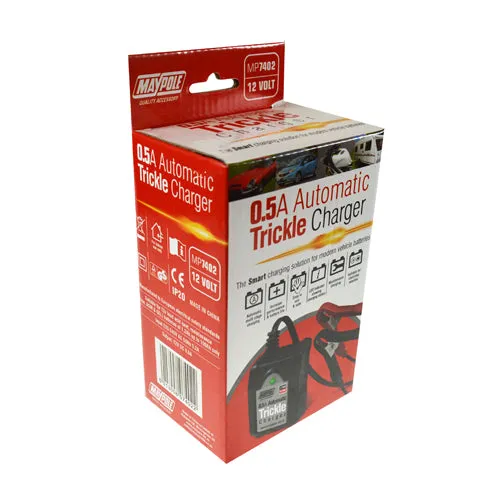 Chargeur de batterie automatique 12 V 0.5 A CC.