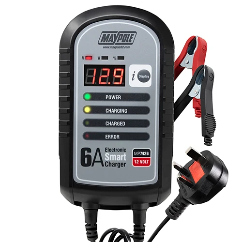 Chargeur intelligent électronique 12 V 6 A