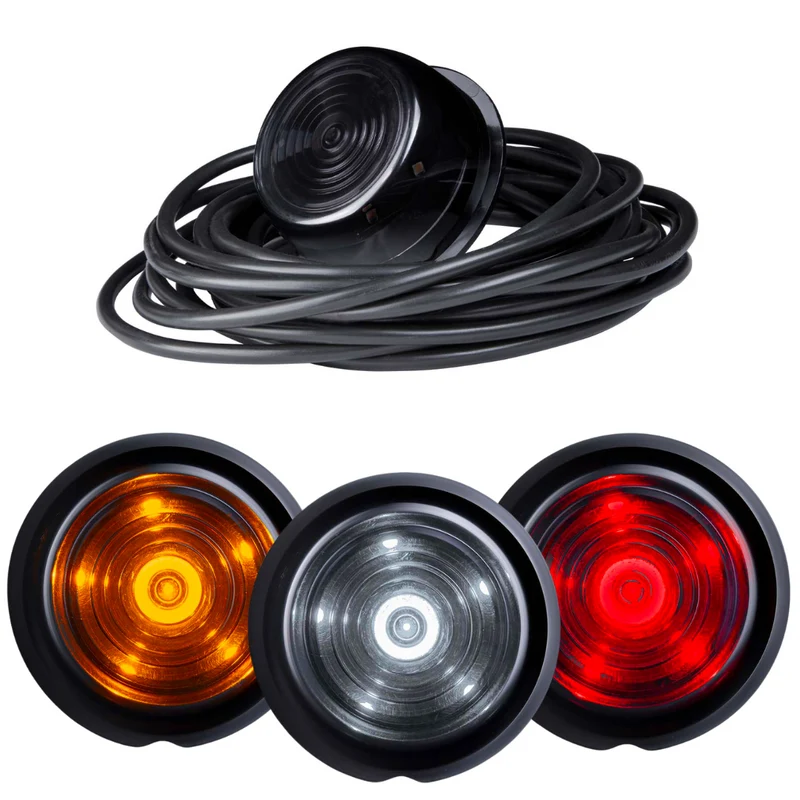 Strands Dark Knight Viking Feux de position LED / Lentille fumée foncée