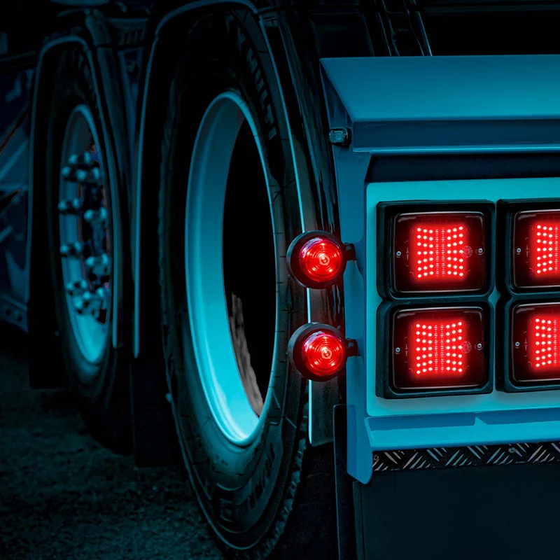 Strands Dark Knight Viking Feux de position LED / Lentille fumée foncée