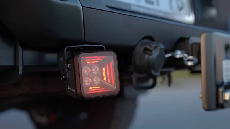 Lampe de travail Strands Dark Knight Fortex / Rouge