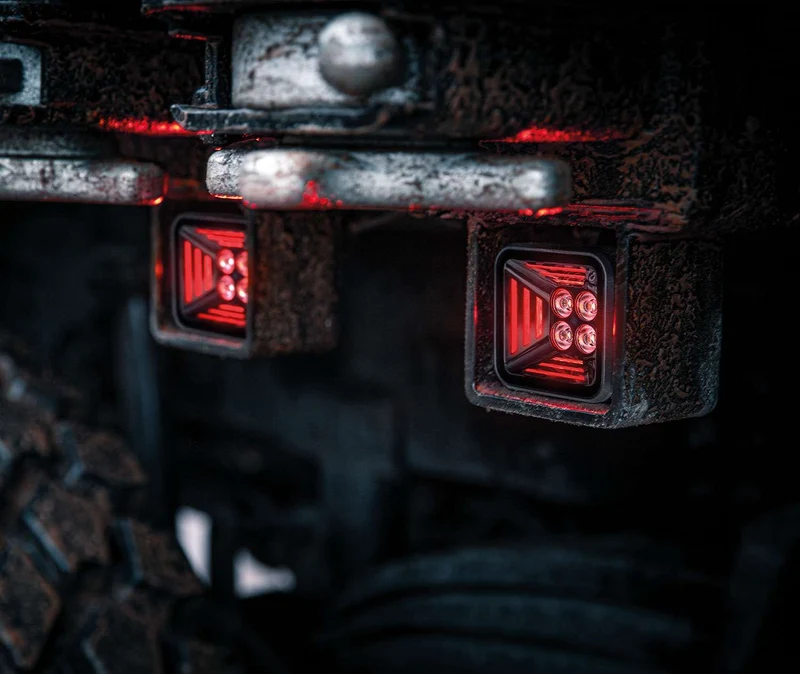 Lampe de travail Strands Dark Knight Fortex / Rouge