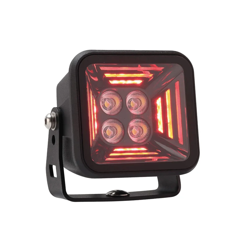 Lampe de travail Strands Dark Knight Fortex / Rouge