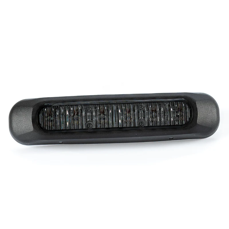 Lumière stroboscopique LED à lentille fumée foncée Fristom / Rouge