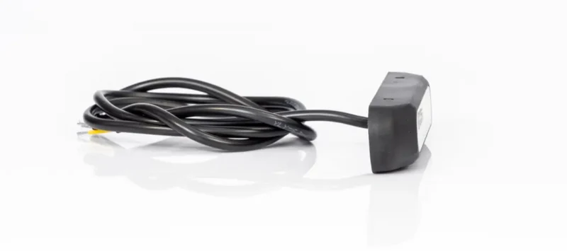 Lumière stroboscopique LED à lentille fumée foncée Fristom / Rouge