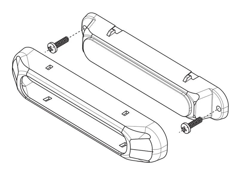 Lumière stroboscopique LED à lentille fumée foncée Fristom / Ambre