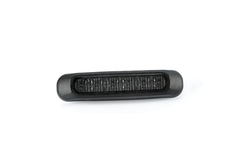 Lumière stroboscopique LED à lentille fumée foncée Fristom / Ambre