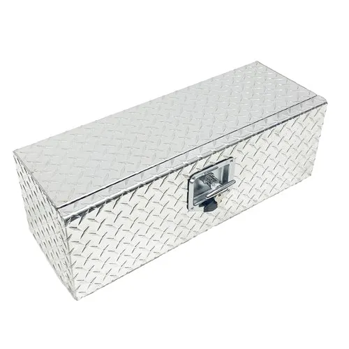 Boîte de rangement en aluminium de remorque de plat de damier/660 x 230 x 235mm