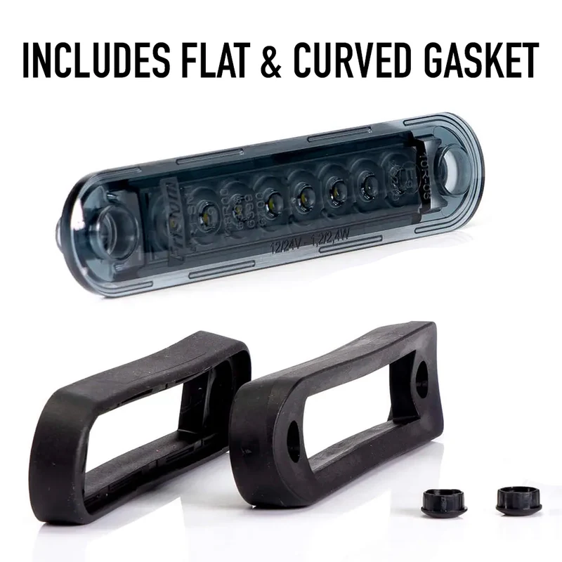 Feux de position longs à LED Fristom avec lentille fumée