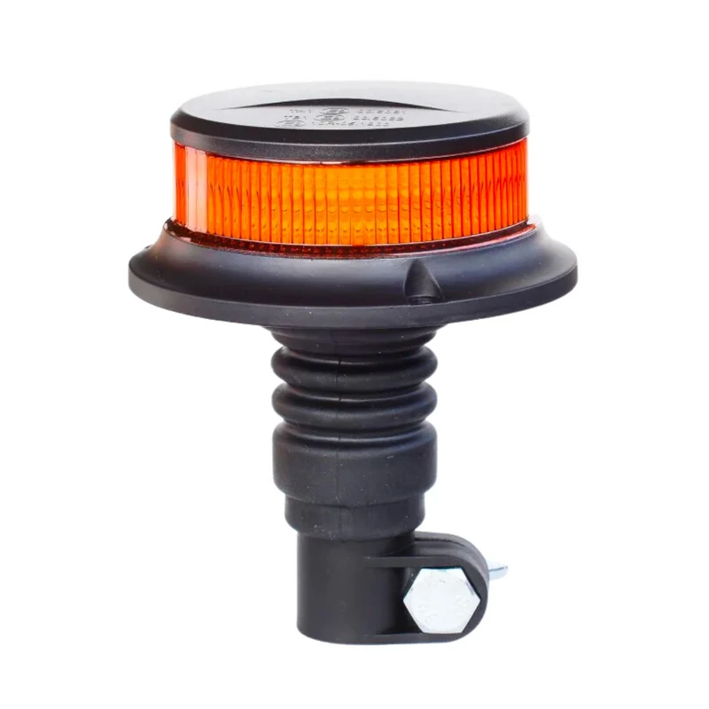 Gyrophare à LED ambre avec montage Flexi-DIN / dessus plat