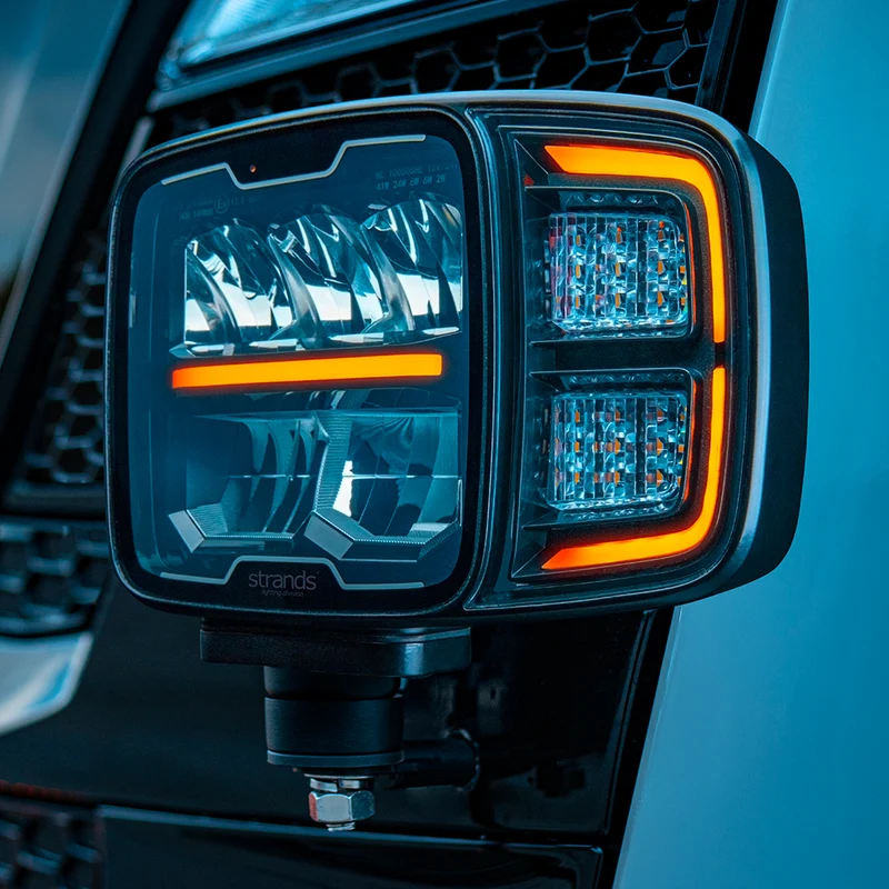 Lampe LED Strands HI-LO avec feux de route, feux de croisement et indicateur