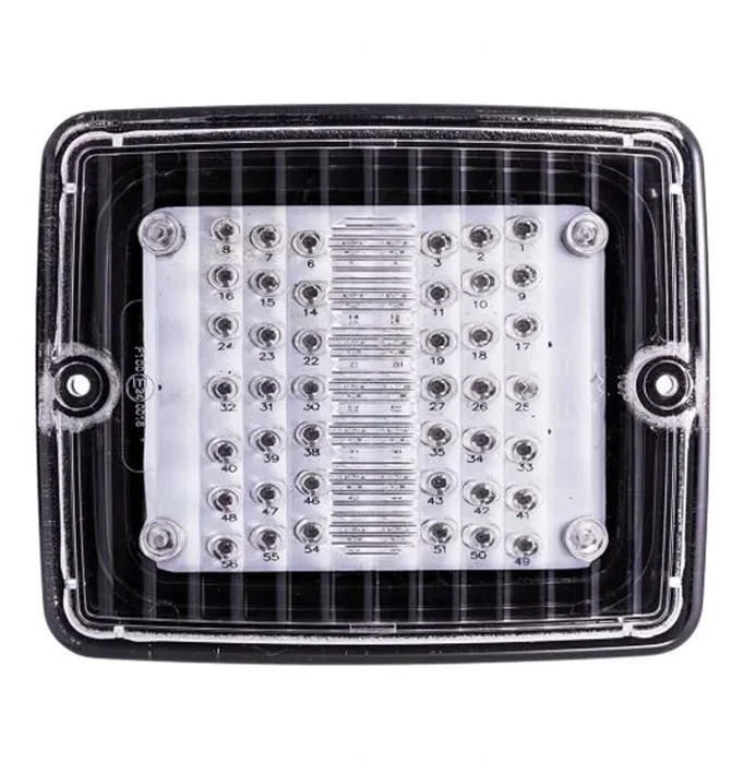 Strands IZE LED Antibrouillard Rectangulaire avec Lentille Claire
