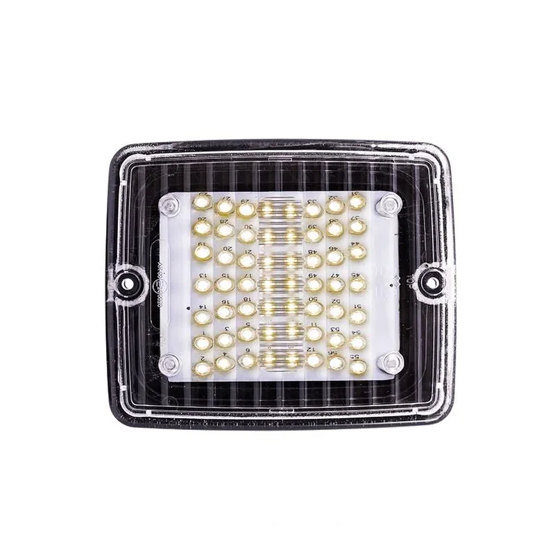 Strands IZE LED Feu de recul rectangulaire avec lentille transparente