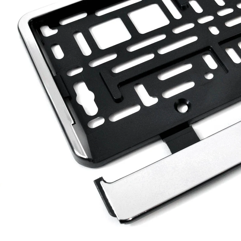 Support de plaque d'immatriculation / Noir ou Chrome