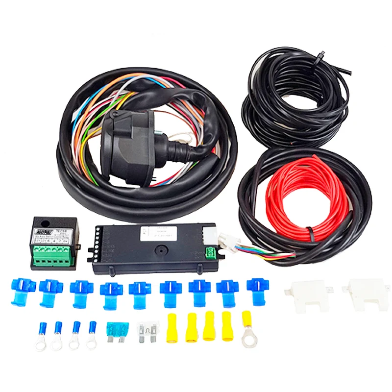 Kit de câblage de relais de dérivation Maypole 13 broches 2 m 7 voies avec relais PCT ZR2500 et relais combiné 30 A