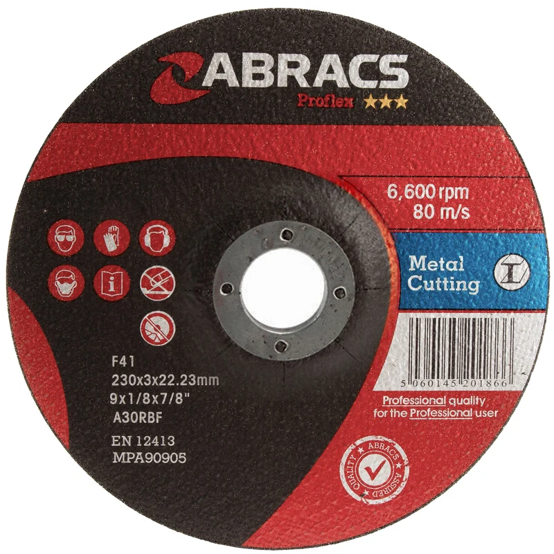 Disque à tronçonner Abracs Proflex avec centre déporté / 230 x 3 x 22 mm