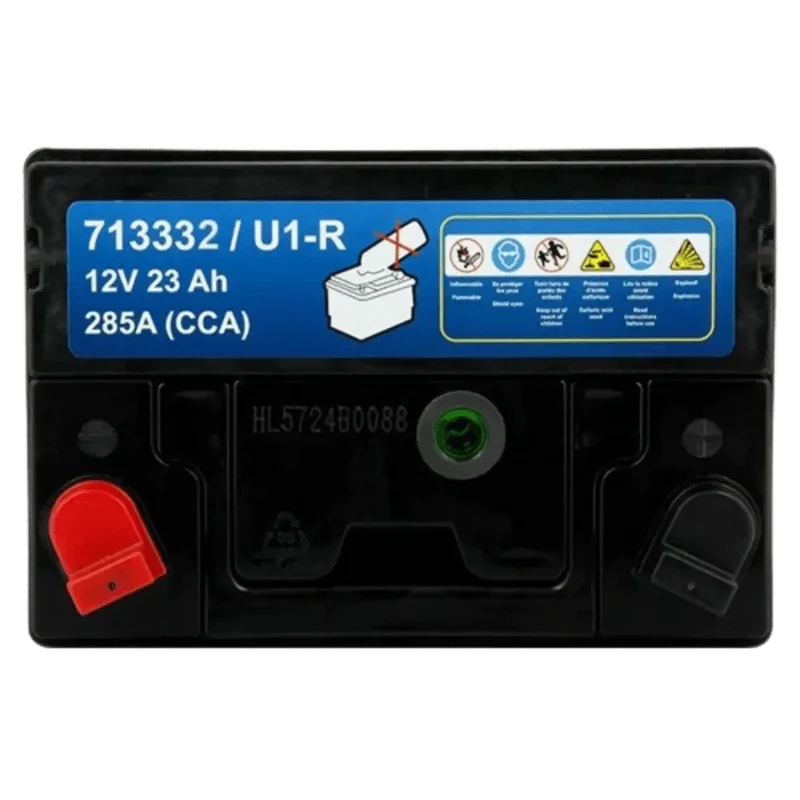 Batterie KYOTO U1-L 12V 23Ah 285A CCA – Sans Entretien SLI (Motoculture / PowerSport)