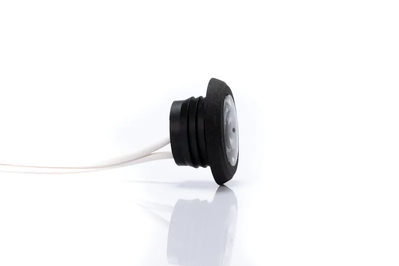 Feu de position rond LED Bulls Eye avec joint plat et incurvé
