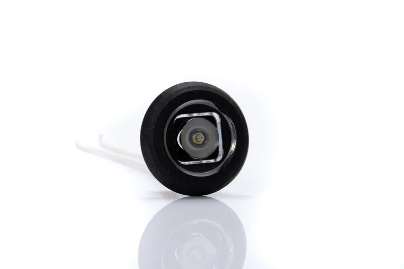 Feu de position rond LED Bulls Eye avec joint plat et incurvé
