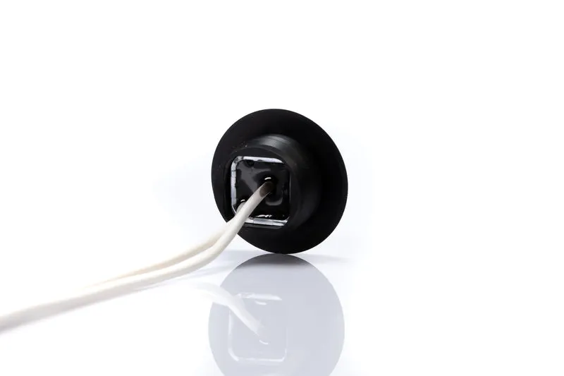 Feu de position rond LED Bulls Eye avec joint plat et incurvé
