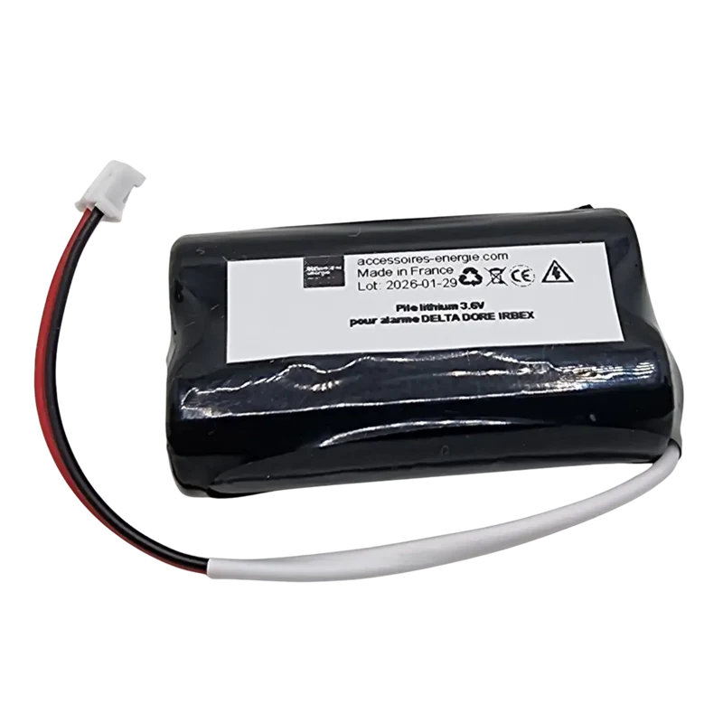 Pile Lithium 3.6V 5.2Ah Delta Dore IRBEX TYXAL+ 6416227 LS14500 SAFT
