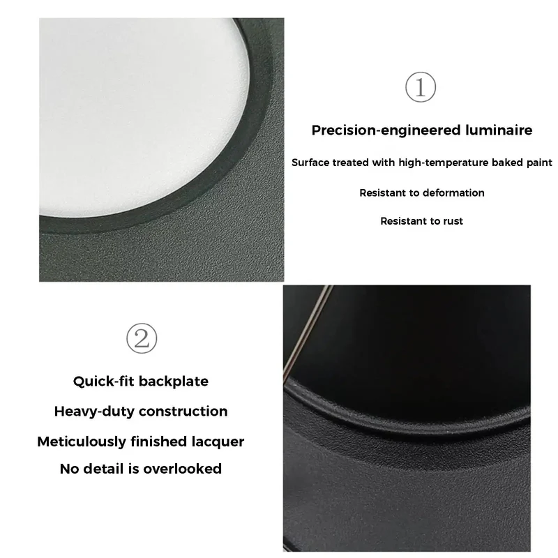 Slick Square Double Head LED Recessed Downlight Ceiling Lamp With Smooth Anti Glare Acrylic Cover And Zero Hassle Install For Your Dope Home Setup Or Chic Living Room Vibe