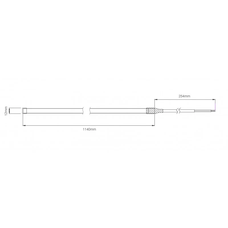 Lampe à ruban intérieur flexible / 45" / 12v