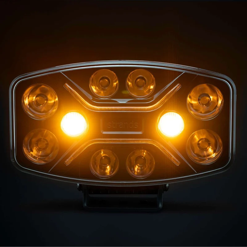 Strands Dark Knight Insane Lampe de conduite avec feux stroboscopiques d'avertissement de danger