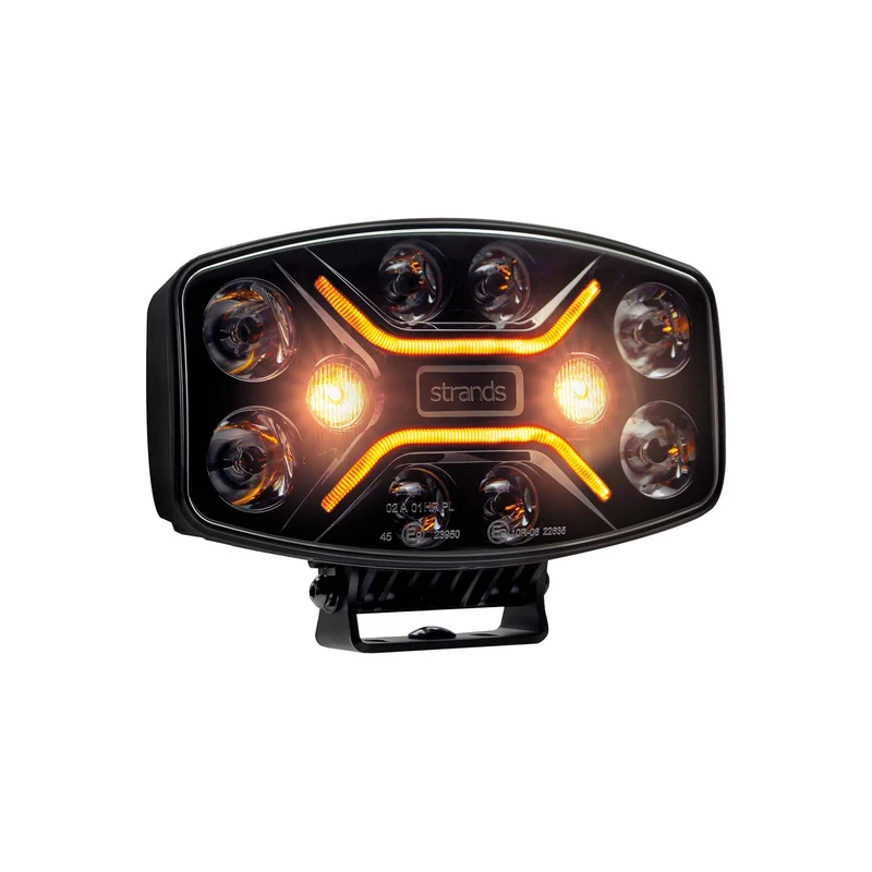 Strands Dark Knight Insane Lampe de conduite avec feux stroboscopiques d'avertissement de danger