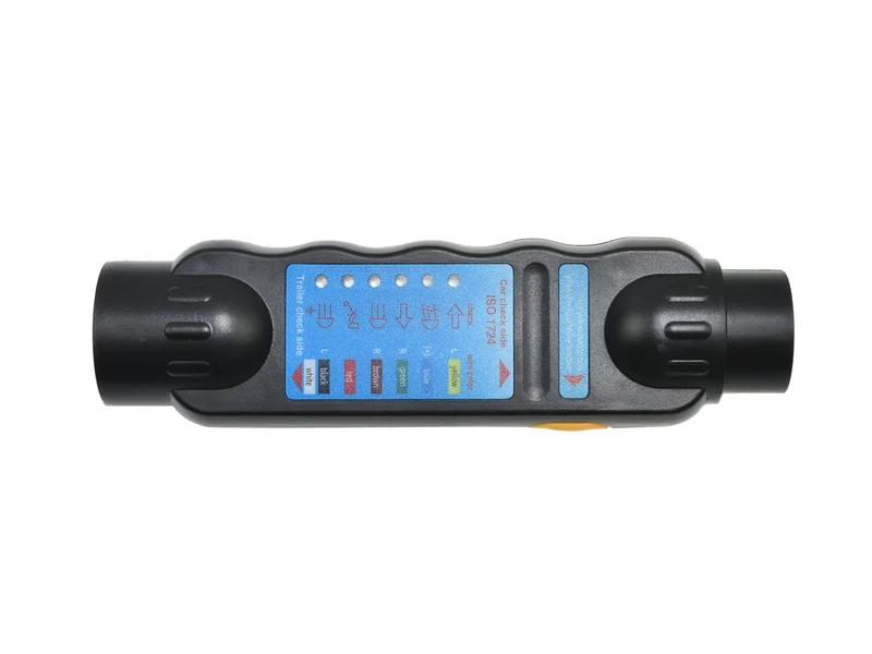 Testeur d'éclairage de remorquage de voiture avec adaptateurs, prise et prise 12v 7 - 13 broches