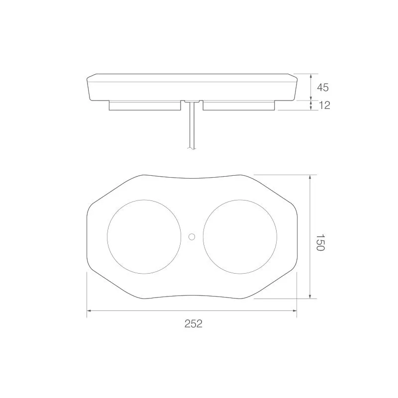 Barre Lumineuse Mini Balise LED Ambre R10 / Magnétique