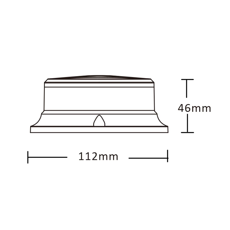Gyrophare LED Slimline avec base magnétique