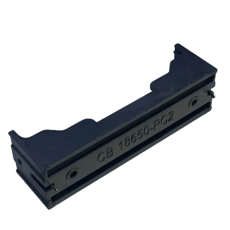 Boîtier de support avec broches rigides pour accu 18650