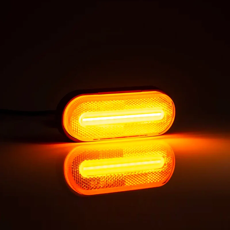 Feu de position latéral LED ambre Fristom avec indicateur