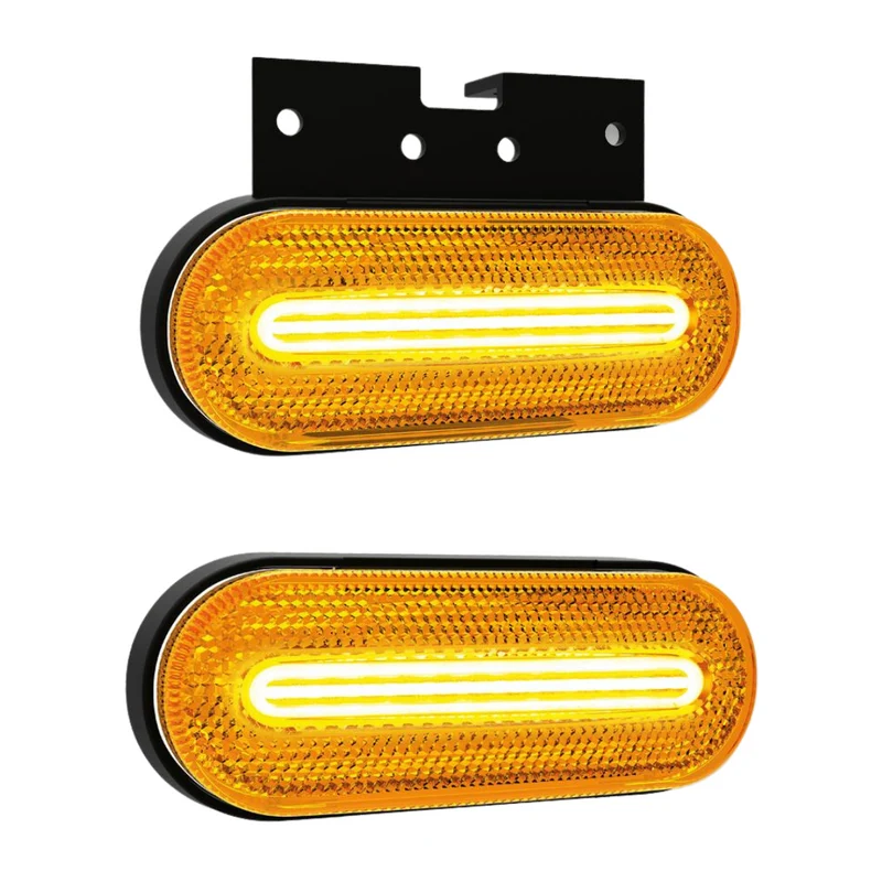 Feu de position latéral Fristom Ambre avec bande LED