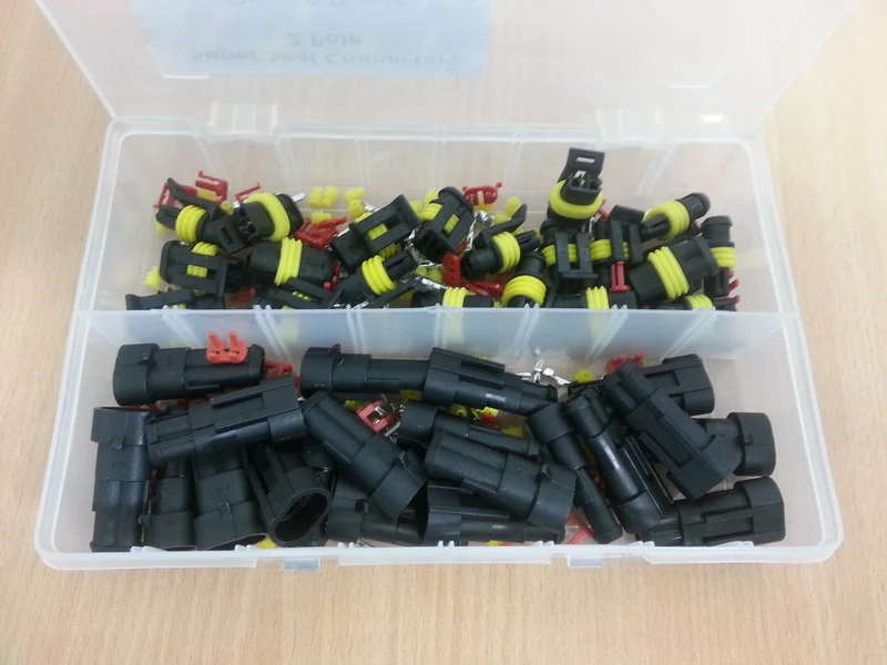Kit de connecteurs Super Seal 2 pôles, 20 pièces