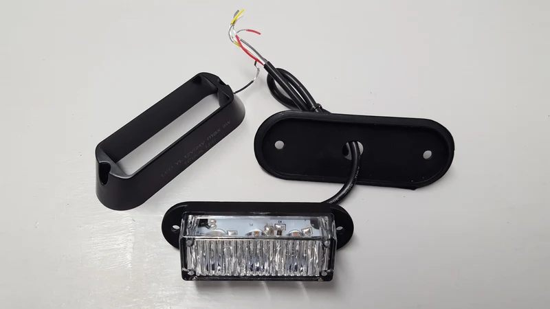 Lumière stroboscopique ambre à 3 LED